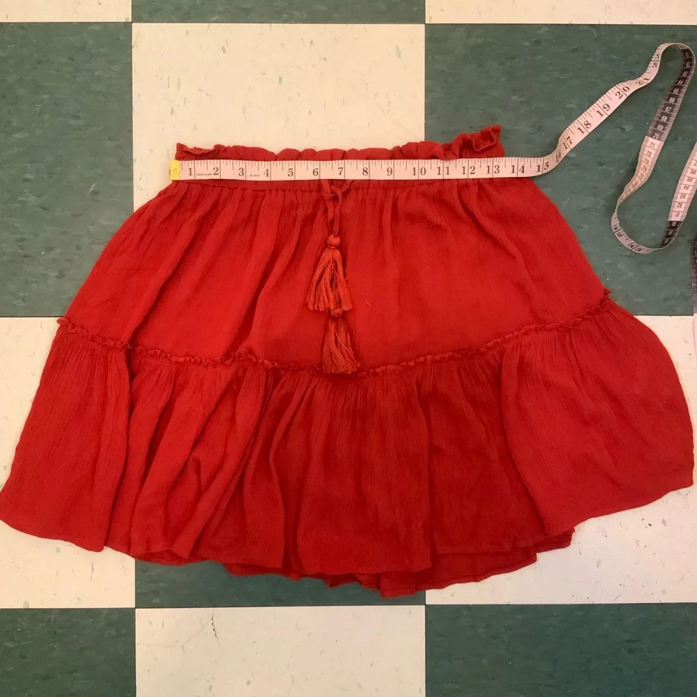 Elan Ruffle Mini Skirt - Picture 4 of 6